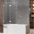 New Trendy Avexa chrom parawan nawannowy lewy 100x150 cm