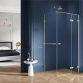 New Tredny Avexa gold brushed kwadratowa prawa 90x90x200 cm