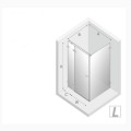 New Trendy kabina Avexa lewa chrom 100x100x200 cm - rys.tech.