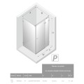 New Trendy Avexa kabina prysznicowa prostokątna prawa 90x70x200cm - dane techniczne