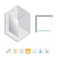 New Trendy Avexa copper walk-in 120x200cm - dane techniczne