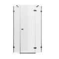 New Trendy Avexa kabina pięciokątna prawa gunmetal brushed 90x90x200