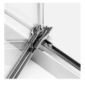 New Trendy Avexa kabina kwadratowa prawa chrom 80x80x200 cm