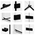 New Trendy Avexa Black kabina prostokątna lewa 110x70x200cm - detale