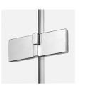 New Trendy Avexa chrom parawan nawannowy lewy 100x150 cm