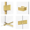 New Trendy Avexa Gold kabina prysznicowa prostokatna lewa 110x90x200cm - detale