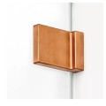 New Trendy Avexa kabina kwadratowa 2 drzwiowa copper brushed 90x90x200 cm