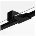 New Trendy Avexa black kabina prostokątna lewa 120x90x200 cm