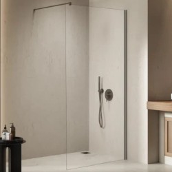 New Trendy Nesta kabina walk-in U 1400x2000 mm gunmetal brushed