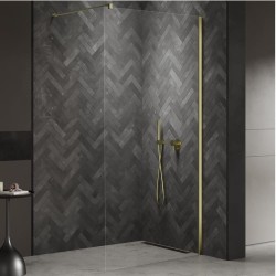 New Trendy Nesta kabina walk-in 1400x2000 mm light gold