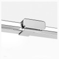 New Trendy Eventa kabina prostokatna prawa chrom 120x90x200 cm