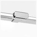 New Trendy Eventa kabina prostokatna lewa chrom 90x80x200 cm