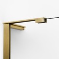 New Trendy Nesta kabina walk-in 1000x2000 mm wspornik kątowy gold brushed