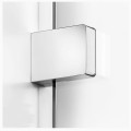New Trendy Eventa kabina prostokatna lewa chrom 90x80x200 cm