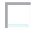 New Trendy Nesta kabina walk-in U 800x2000 mm light gold