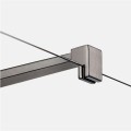 New Trendy Nesta kabina walk-in U 1400x2000 mm gunmetal brushed