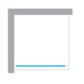 New Trendy Nesta kabina walk-in U 1000X2000 mm gunmetal brushed