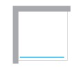 New Trendy Nesta kabina walk-in 1400x2000 mm light gold