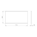Elita blat meblowy 90 x 49,4 x 2,8 cm biały