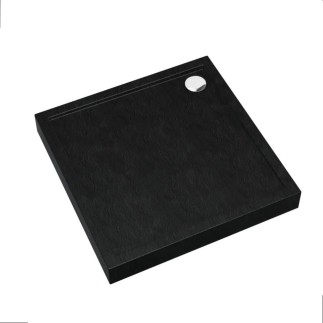 Schedpol Cameron brodzik kwadratowy blackstone 90x90cm