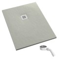 Schedpol Kalait Cement stone brodzik prostokątny 80x90cm