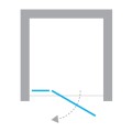 New Trendy Avexa drzwi wnękowe 1400x2000 mm black