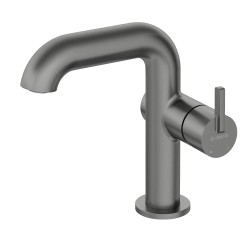 Deante  Silia bateria umywalkowa z prostokątną wylewką titanium