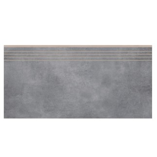 Cerrad Batista Steel Stopnica Nacinana Płytka Gresowa 29.7 x 59.7 cm