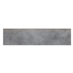 Cerrad Batista Steel Lappato Stopnica Nacinana Płytka Gresowa 119.7 x 29.7 cm