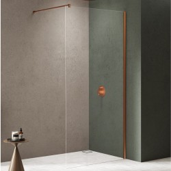 New Trendy Nesta kabina walk-in 1300x2000 mm copper brushed