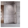 New Trendy Nesta walk-in 110*200 gunmetal brushed szkło przezroczyste