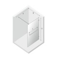 New Trendy Avexa kabina walk-in gunmetal brushed 140x200 cm-rys.tech.