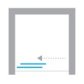 New Trendy Prime drzwi wnękowe 1600x2000 mm gunmetal brushed