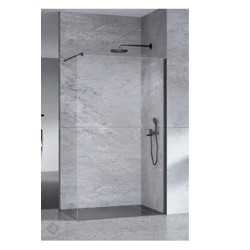 New Trendy Nesta ścianka prysznicowa walk-in black 110/200