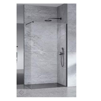 New Trendy Nesta ścianka prysznicowa walk-in black 140/200