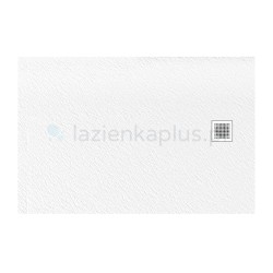 New Trendy Mori brodzik konglomeratowy biały 100x80x3