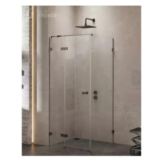 New Trendy Avexa grunmetal brushed 1D prawa 100x90