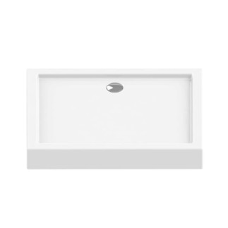 New Trendy Columbus brodzik prostokątny akryl 90x80x14