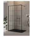 New Trendy New Modus ścianka prysznicowa walk-in black szprosy 90x200