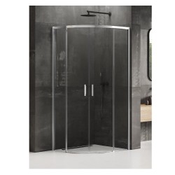 New Trendy Prime kabina półokrągła R55 chrom 90x90x200