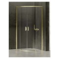 New Trendy Prime kabina półokrągła R55 light gold 90x90x200