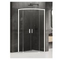 New Trendy Prime kabina półokrągła R55 white 90x90x200