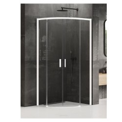 New Trendy Prime kabina półokrągła R55 white 90x90x200