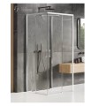 New Trendy Prime kabina prostokątna przyścienna prawa chrom 700x100x200