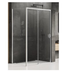 New Trendy Prime kabina prostokątna lewa chrom 100x80