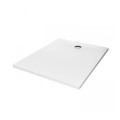 New Trendy Nex brodzik konglomeratowy biały 100x80x3,5