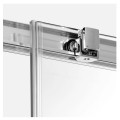 New Trendy Prime kabina prostokątna lewa chrom 100x80