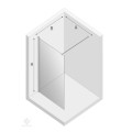New Trendy Nesta ścianka prysznicowa walk-in black 110/200