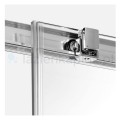 New Trendy Prime kabina prostokątna przyścienna prawa chrom 100x80x200