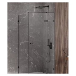 New Trendy Avexa kabina kwadratowa black 120x120x200